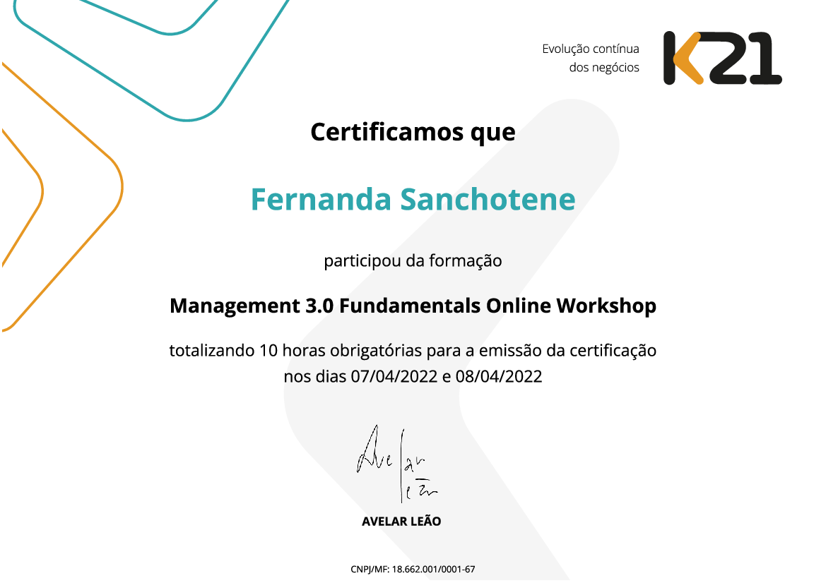 Certificado K21